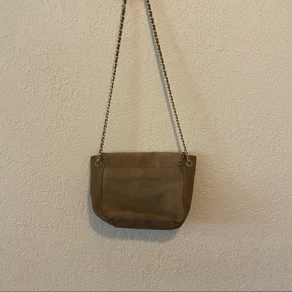 Tory Burch Tan Suede Crossbody Bag - Picture 16 of 16